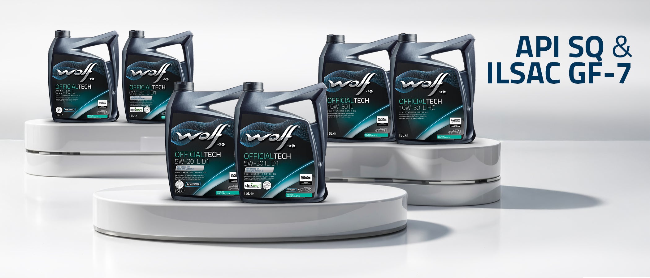 Tümü Wolf Lubricants ile yeni API SQ ve ILSAC GF-7 standartları